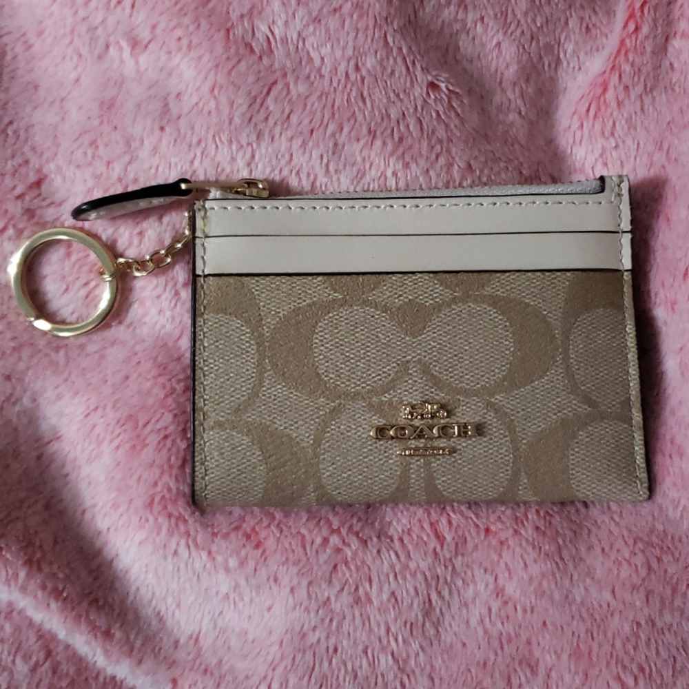 Coach mini skinny card case